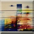 A07. Parvez abstract artwork on wooden boards. 